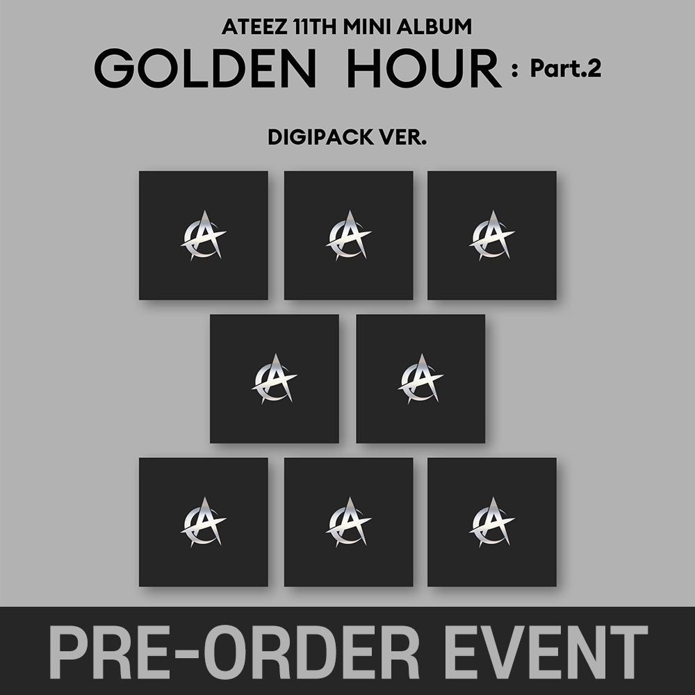 ATEEZ GOLDEN HOURS : Part. 2 Digipack pre-order