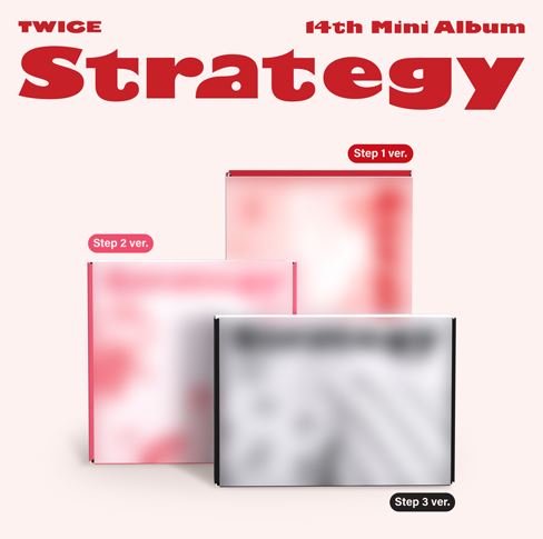 TWICE - STRATEGY(STEP1 / STEP 2/ STEP 3 ver.) pre-order