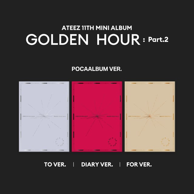 ATEEZ GOLDEN HOURS : Part. 2 Poca Ver. pre-order